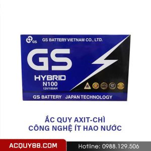 Bình ắc quy GS HYBRID N100 (12V-100Ah)