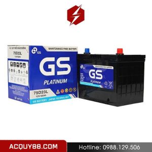 Bình ắc quy GS MF 75D23L (12V-65AH)