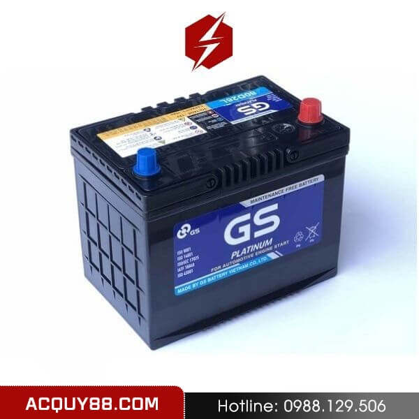 Bình ắc quy GS MF 80D26L 12V-70AH