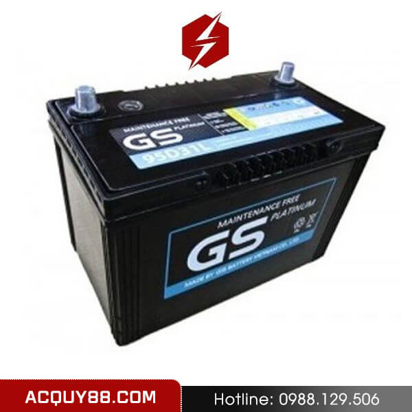 Bình ắc quy GS MF 95D31L (12V-80AH)