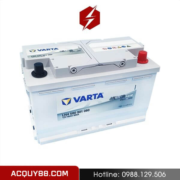 Bình ắc quy VARTA AGM LN4 580901080 12V 80AH